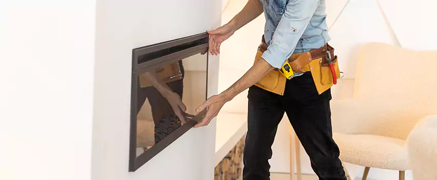 Metal Fireplace Installation in Bismarck, North Dakota
