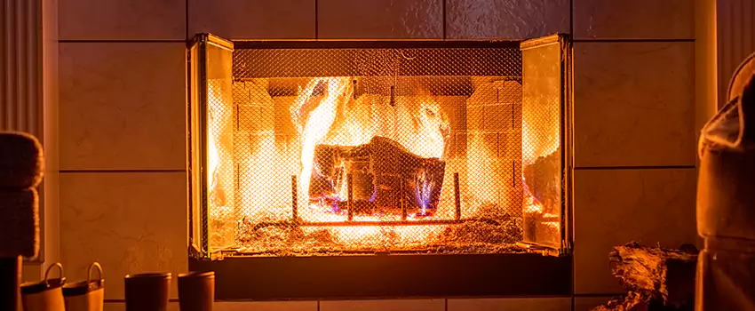 Mendota Hearth Landscape Fireplace Installation in Bismarck, North Dakota