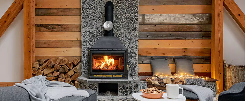 Thelin Hearth Products Direct Vent Gas Stove Fireplace Inspection in Bismarck, North Dakota